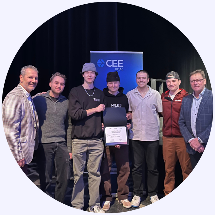 Gagnants Hackathon 2025 - Cégep de Jonquière 1er prix