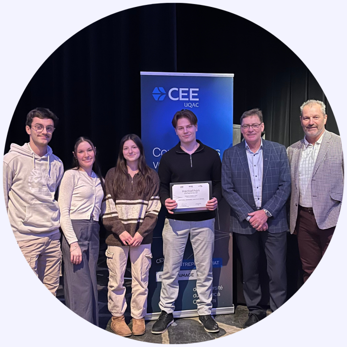 Gagnants Hackathon 2025 - Cégep de Jonquière 3e prix