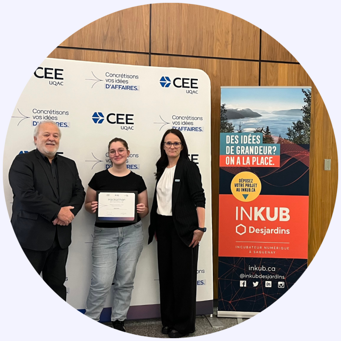 Gagnants Hackathon 2025 - UQAC 1er prix