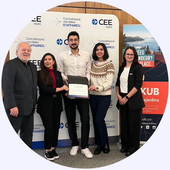 Gagnants Hackathon 2025 - UQAC 2e prix
